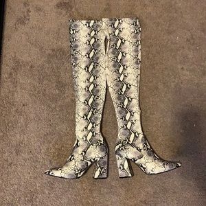 Handmade Snakeskin Heel